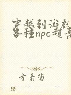 穿越到游戏里和各种npc赵青蔓