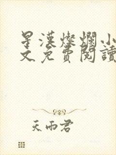 星汉灿烂小说全文免费阅读