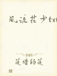 风流花少txt