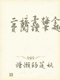 二嫁青梅全文免费阅读笔趣阁