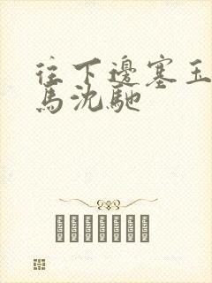 往下边塞玉器骑马沈驰