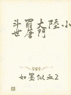 斗罗大陆小说绝世唐门