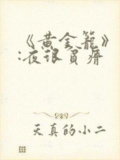 《黄金笼》作者:夜很贫瘠