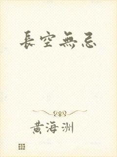 长空无忌封面