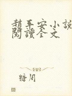 赵平安小说免费阅读全文