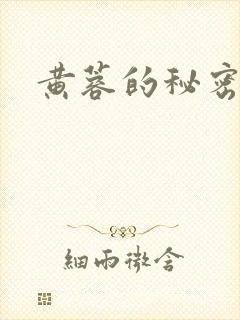 黄蓉的秘密