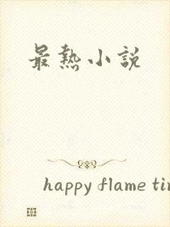 最热小说