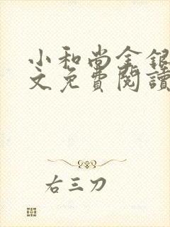 小和尚金银花原文免费阅读笔趣阁