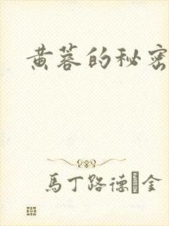 黄蓉的秘密