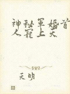 神秘军婚首长大人宠上天