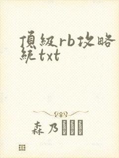 顶级rb攻略系统txt
