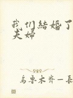 我们结婚了初恋夫妇