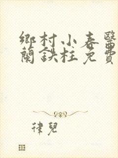 乡村小春医王淑兰铁柱免费阅读全文