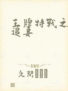 王牌特战之军少追妻