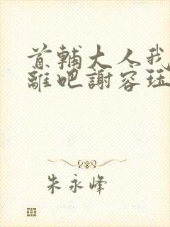 首辅大人我们和离吧谢容珏