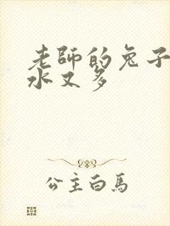 老师的兔子又软水又多