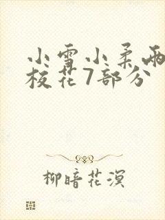 小雪小柔两个大校花7部分