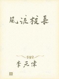 风流校长封面