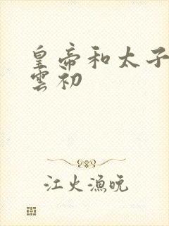 皇帝和太子妃h云初