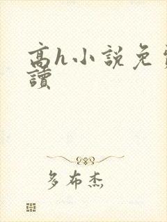 高h小说免费阅读