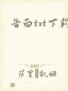 告白txt下载