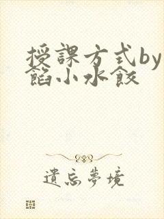 授课方式by肉馅小水饺