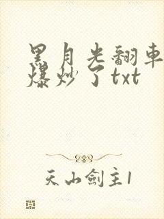 黑月光翻车后被爆炒了txt