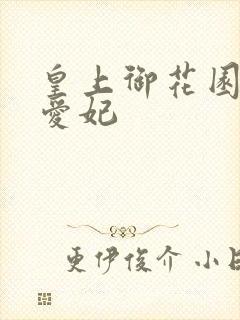 皇上御花园中要爱妃