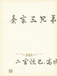 秦家三兄弟