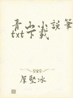 青山小说笔趣阁txt下载