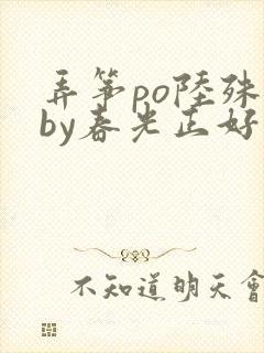 弄筝po陆殊词by春光正好