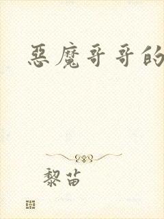 《恶魔哥哥的禁宠》小说封面