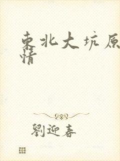 东北大坑原始激情