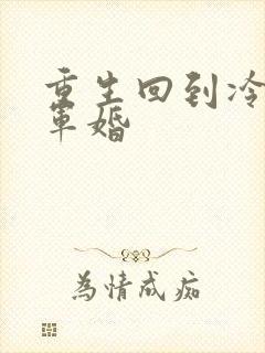 重生回到冷战前军婚封面