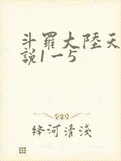 斗罗大陆天狂传说1一5