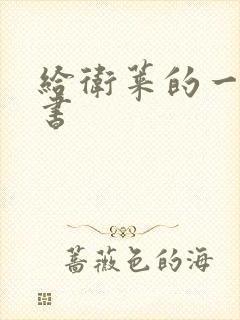 给卫莱的一封情书