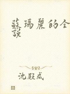 苏玛丽的全部小说