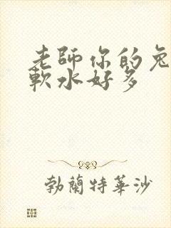 老师你的兔子好软水好多