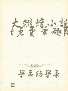 大杂烩小说txt免费笔趣阁