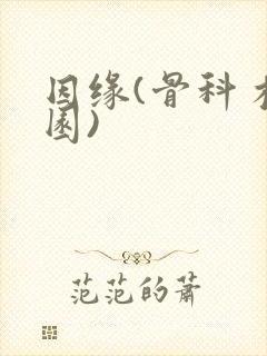 因缘(骨科 校园)封面