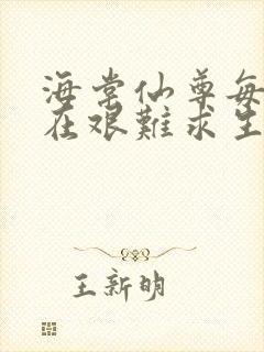 海棠仙尊每天都在艰难求生封面