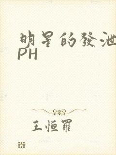 明星的发泄室NPH