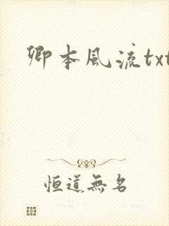 卿本风流txt