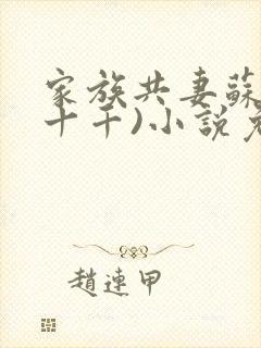 家族共妻苏苏(十千)小说免费