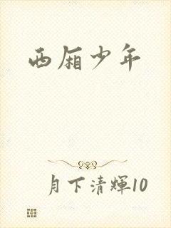 西厢少年