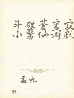 斗破苍穹寂寞的小医仙游戏世界