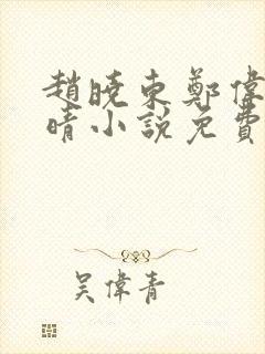 《赵晓东郑伟吴雪晴小说免费阅读》小说封面