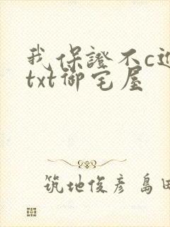 我保证不c进去txt御宅屋封面