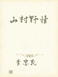 山村野情封面