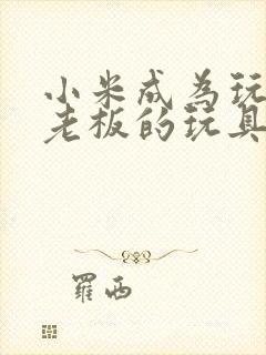 小米成为玩具店老板的玩具